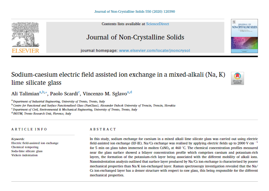 SODIUM-CAESIUM ELECTRIC FIELD ASSISTED ION EXCHANGE IN A MIXED-ALKALI